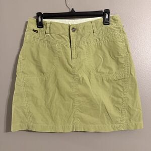 Kuhl Women's Hiking Skirt Olive Green Outdoor Athletic Camping Recreation